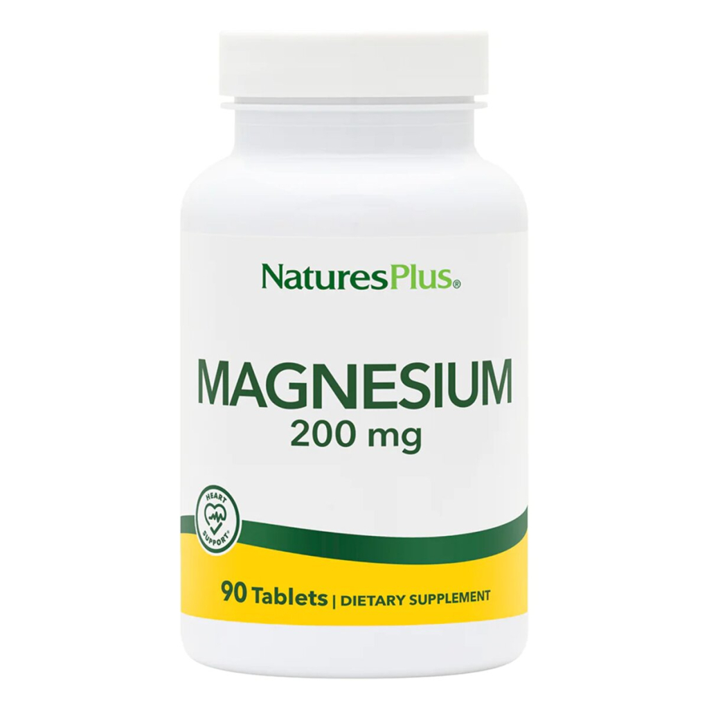 Мінерали Natures Plus Магній, 200 мг, Magnesium, 90 таблеток (NAP-03350) - зображення 1