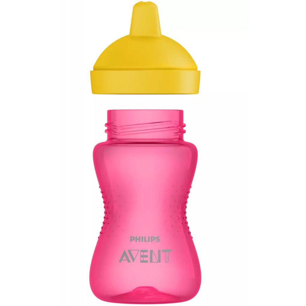 Поїльник-непроливайка Philips AVENT з твердим носиком Рожева 300 мл (SCF804/04) - изображение 2