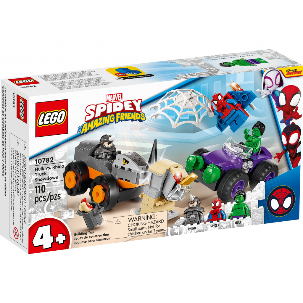 Конструктор LEGO Disney Сутичка Халка і Носорога на вантажівках (10782) - зображення 1