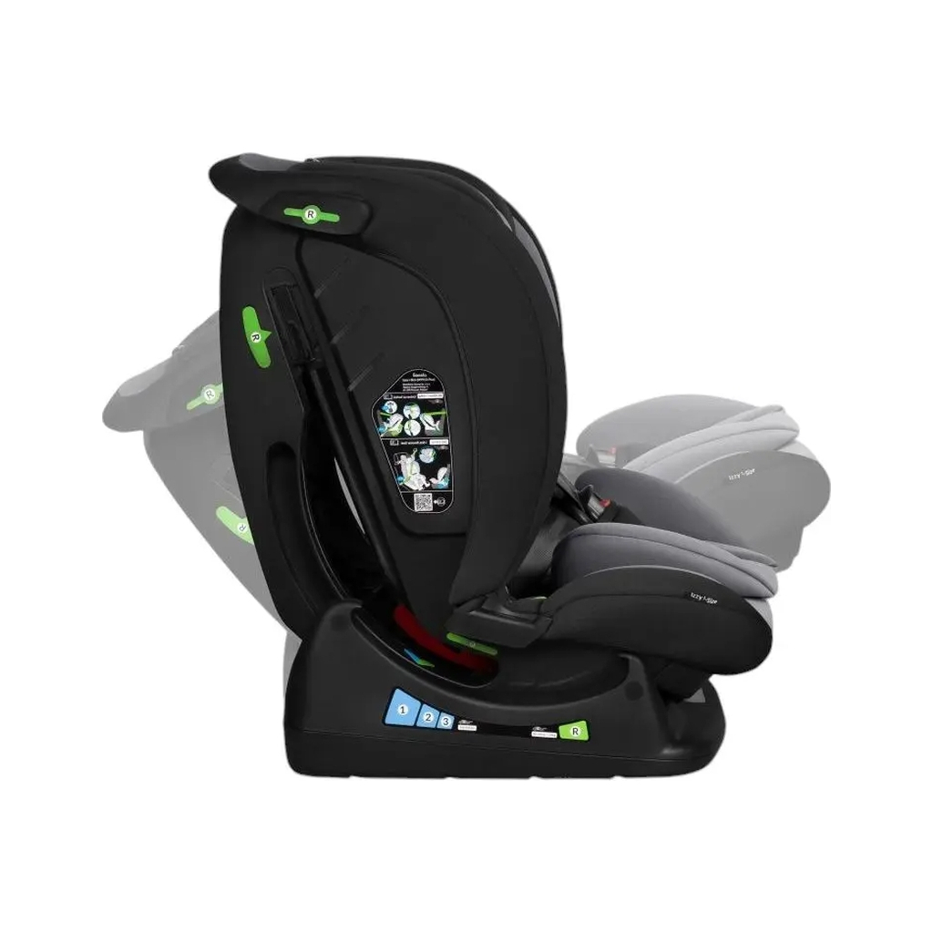 Автокрісло Lionelo Izzy I-Size Black Grey (LO-IZZY I-SIZE BLACK GREY) - зображення 8