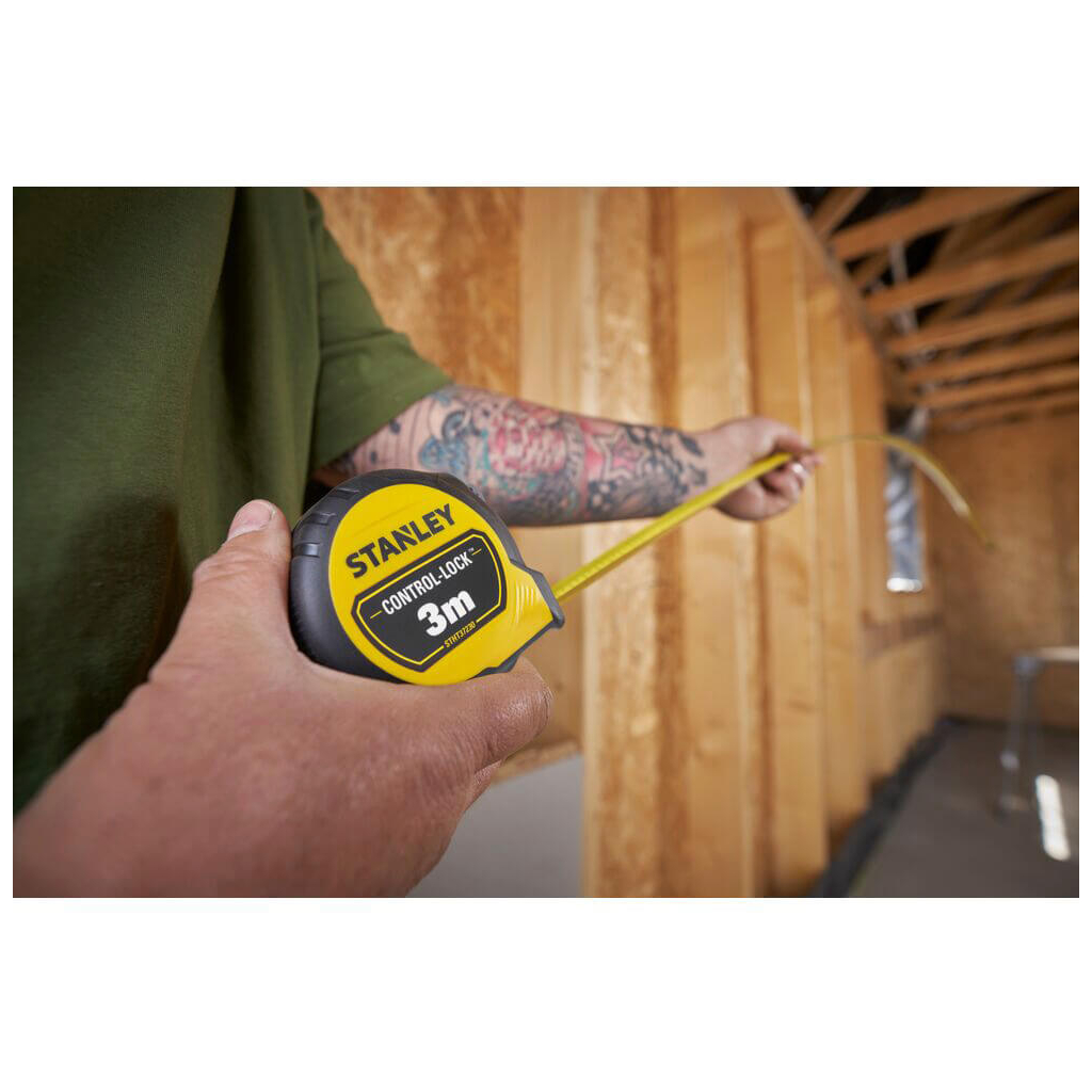 Рулетка Stanley CONTROL-LOCK, 3мх19мм, у прогумованому корпусі, з двосторонньою шкалою (STHT37230-0) - picture 10