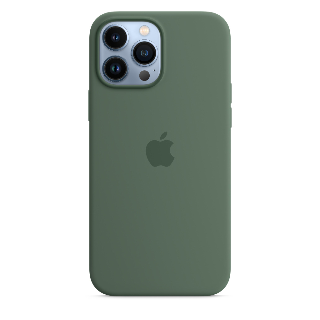 Чохол до мобільного телефона Apple iPhone 13 Pro Max Silicone Case with MagSafe Eucalyptus (MN6C3ZE/A) - зображення 4