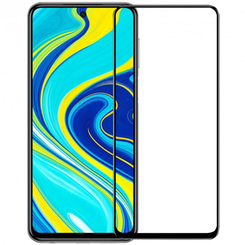 Скло захисне Drobak Xiaomi Redmi Note 9 Pro Max Full Cover Full Glue (Black) (12 (121291) - зображення 3