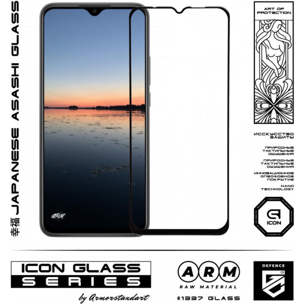 Скло захисне Armorstandart Icon Xiaomi Redmi 9 Black (ARM56279) - зображення 2