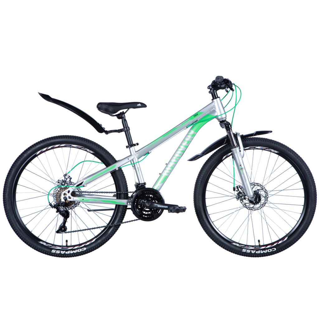 Велосипед Discovery 26" Trek AM DD рама-13" St срiблястий 2024 (OPS-DIS-26-552) - зображення 1