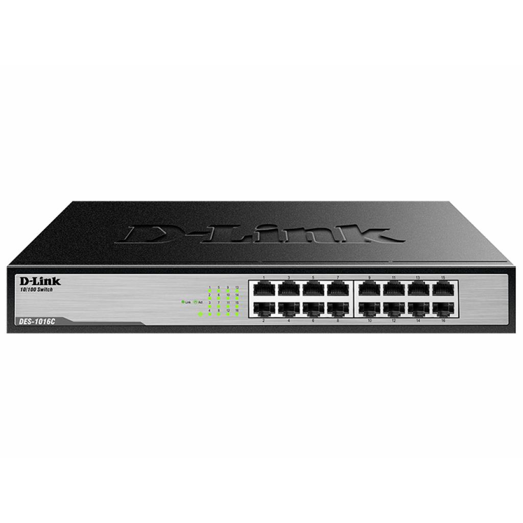 Комутатор мережевий D-Link DES-1016C - зображення 2
