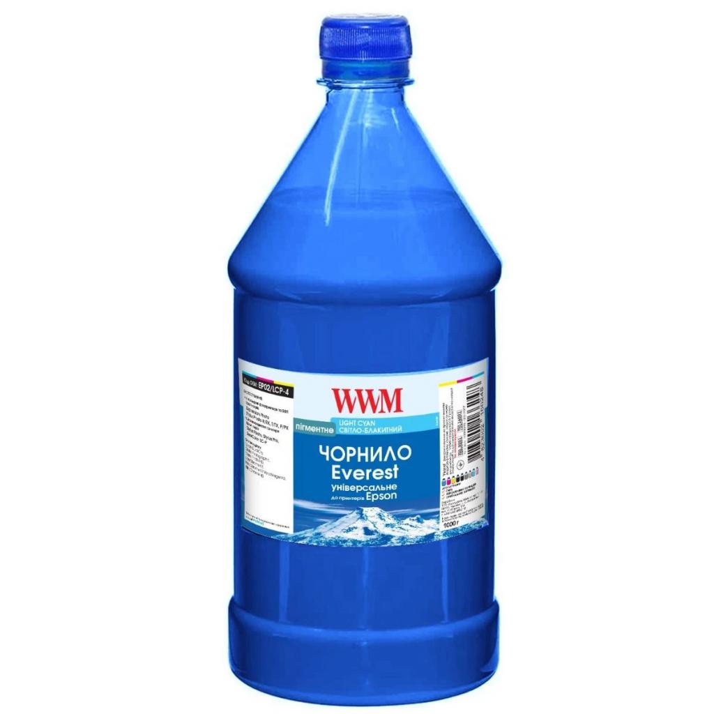 Чорнило WWM EVEREST для Epson 1000г Light Cyan Pigment (EP02/LCP-4) - зображення 1