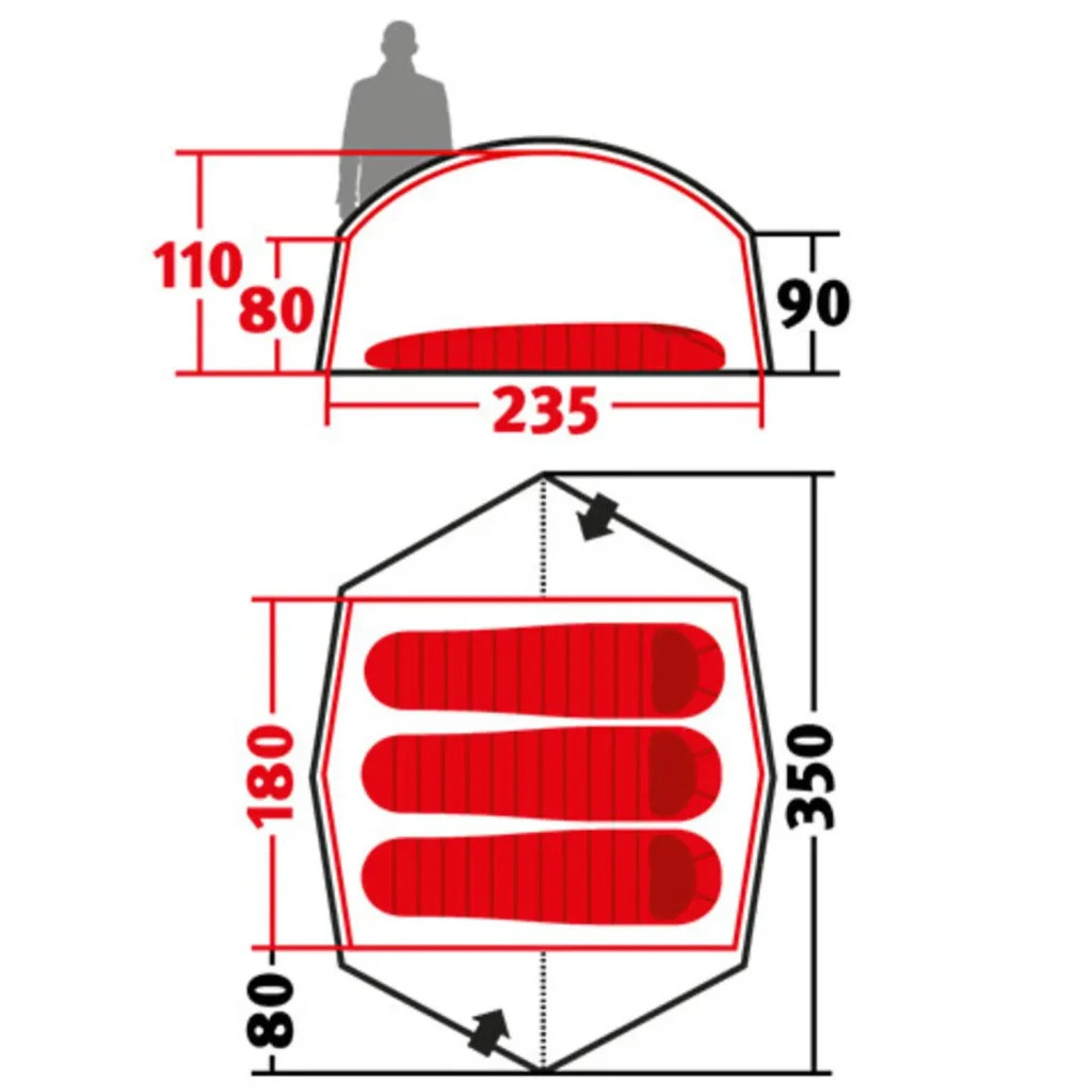 Намет Wechsel Venture 3 TL Laurel Oak (231072) - зображення 10