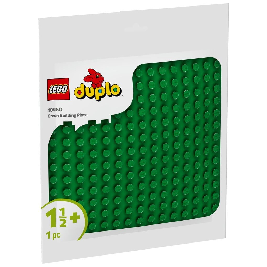 Конструктор LEGO DUPLO Classic Зелена будівельна пластина (10460) - зображення 1