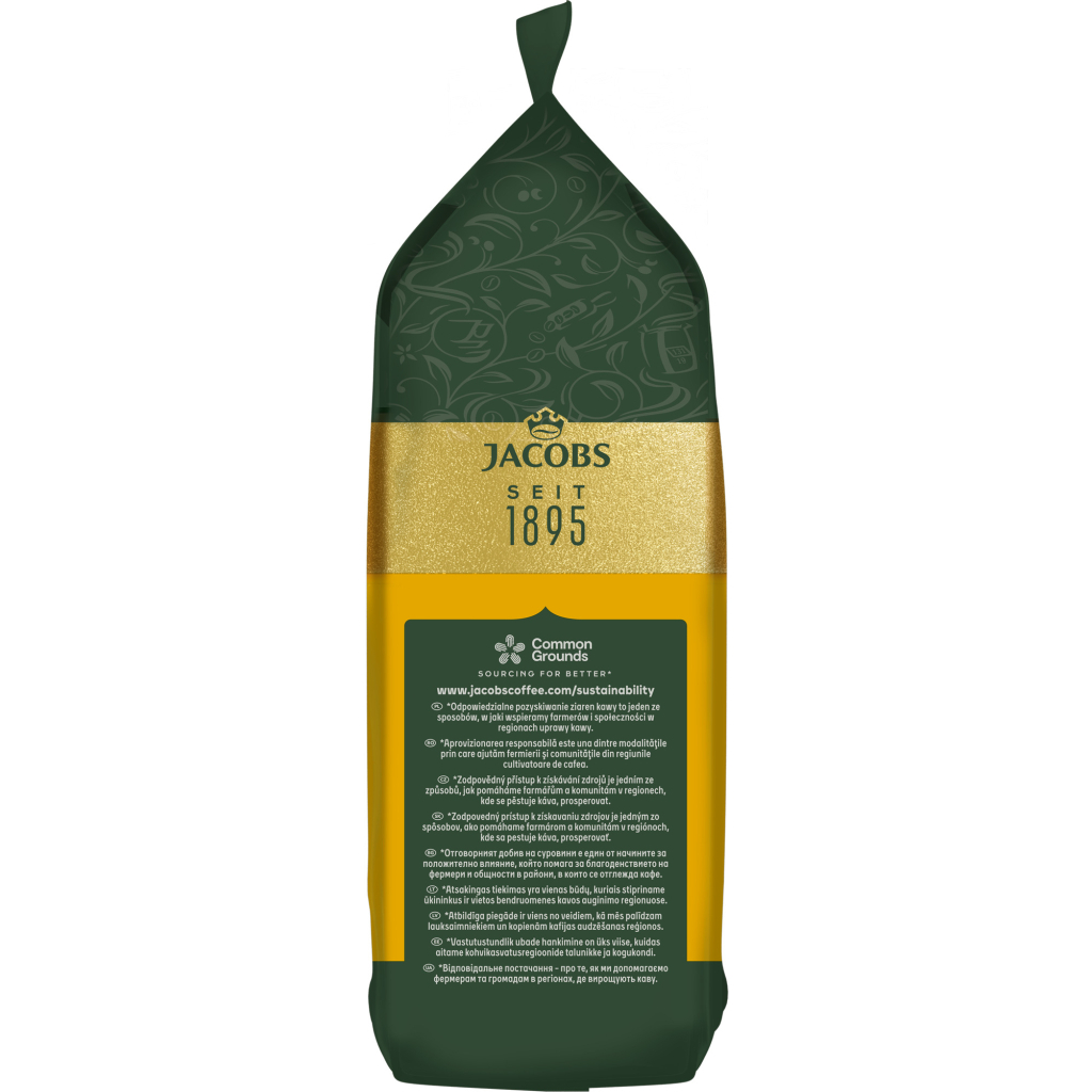 Кава Jacobs Crema Gold в зернах 1 кг (8711000539217) - изображение 5