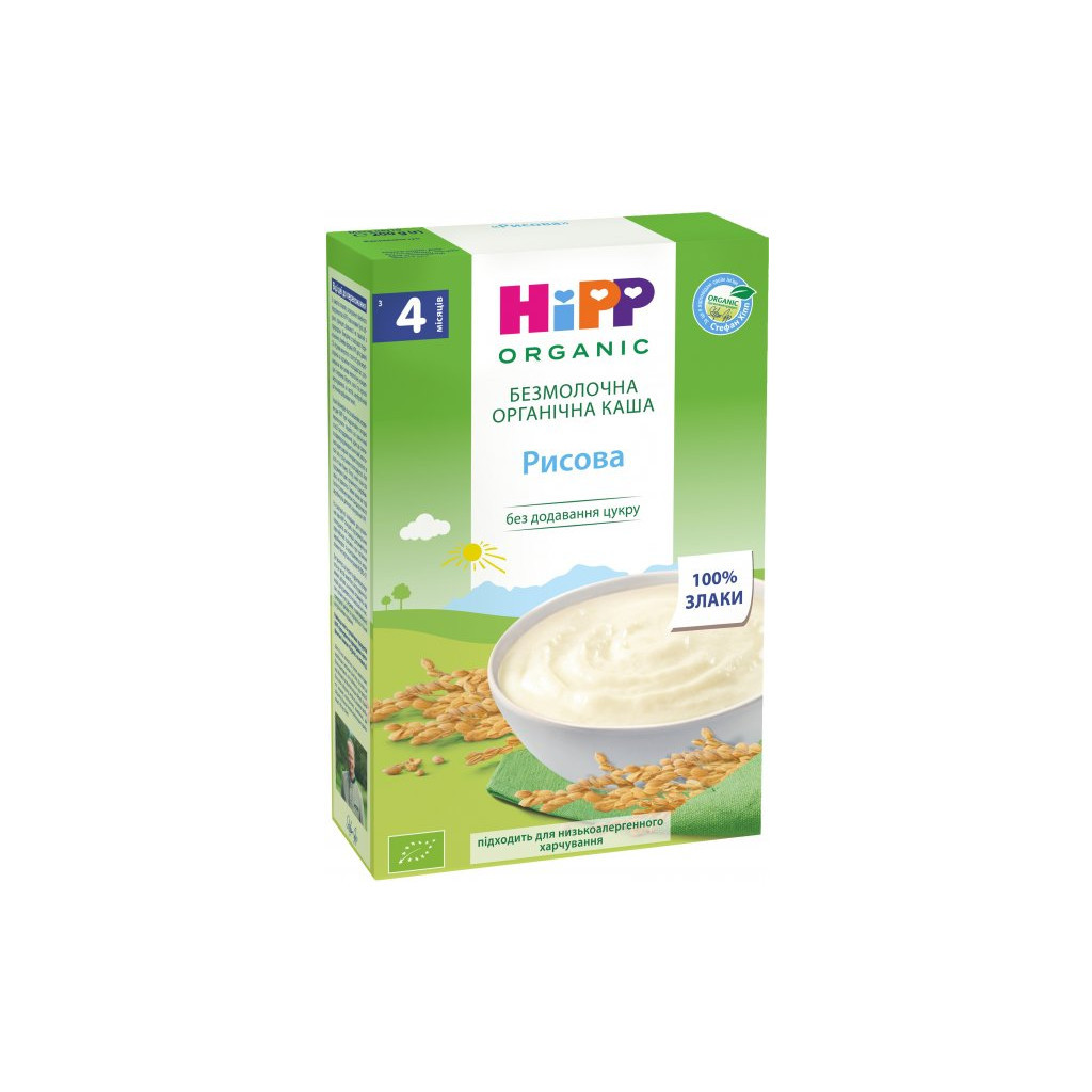 Дитяча каша HiPP рисова органічна безмолочна 200 г (9062300126003) - изображение 2