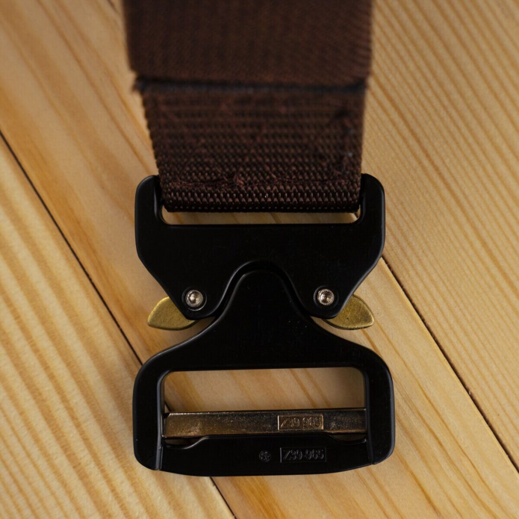Ремінь Vintage Чоловічий текстильний Коричневий (20338) - зображення 6