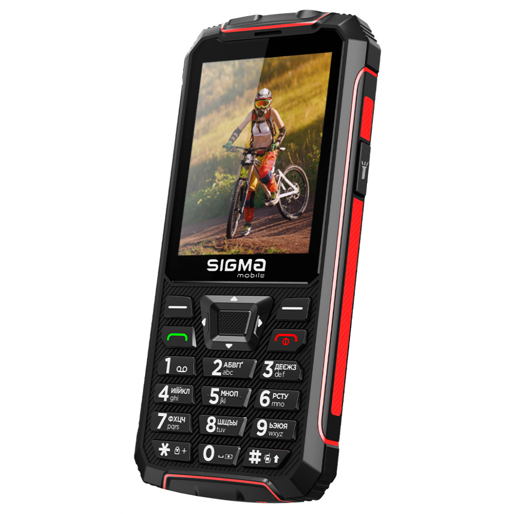 Мобільний телефон Sigma X-treme PR68 Black Red (4827798122129) - зображення 3