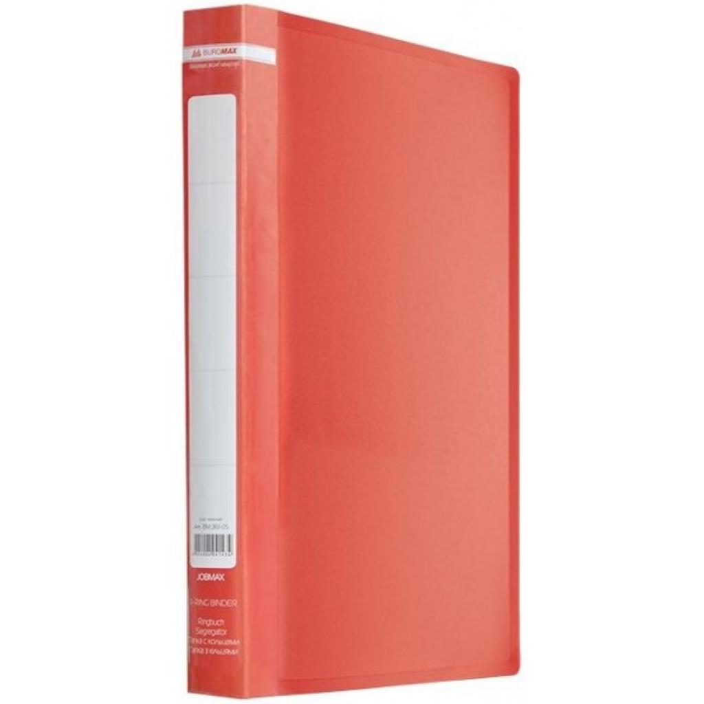 Папка на кільцях Buromax А4, 2 rings/25mm, ширина 35mm JOBMAX, red (BM.3161-05) - изображение 1