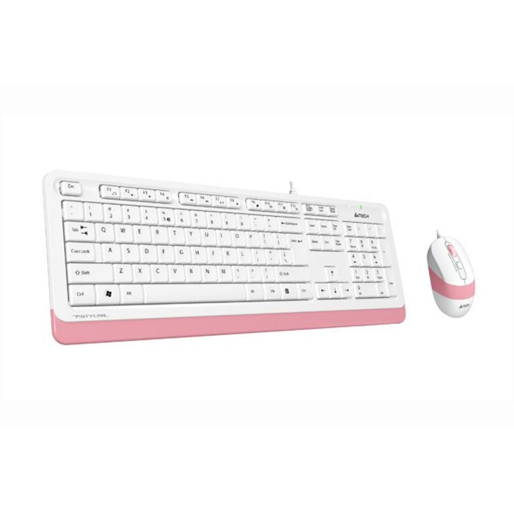 Комплект A4Tech F1010 Pink - зображення 3