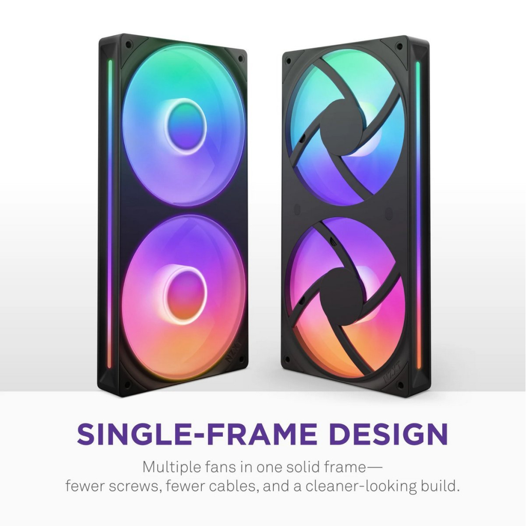 Система рідинного охолодження NZXT Kraken Core 360 Black with RGB fans Single Fra (RL-KR36C-B1) - зображення 7