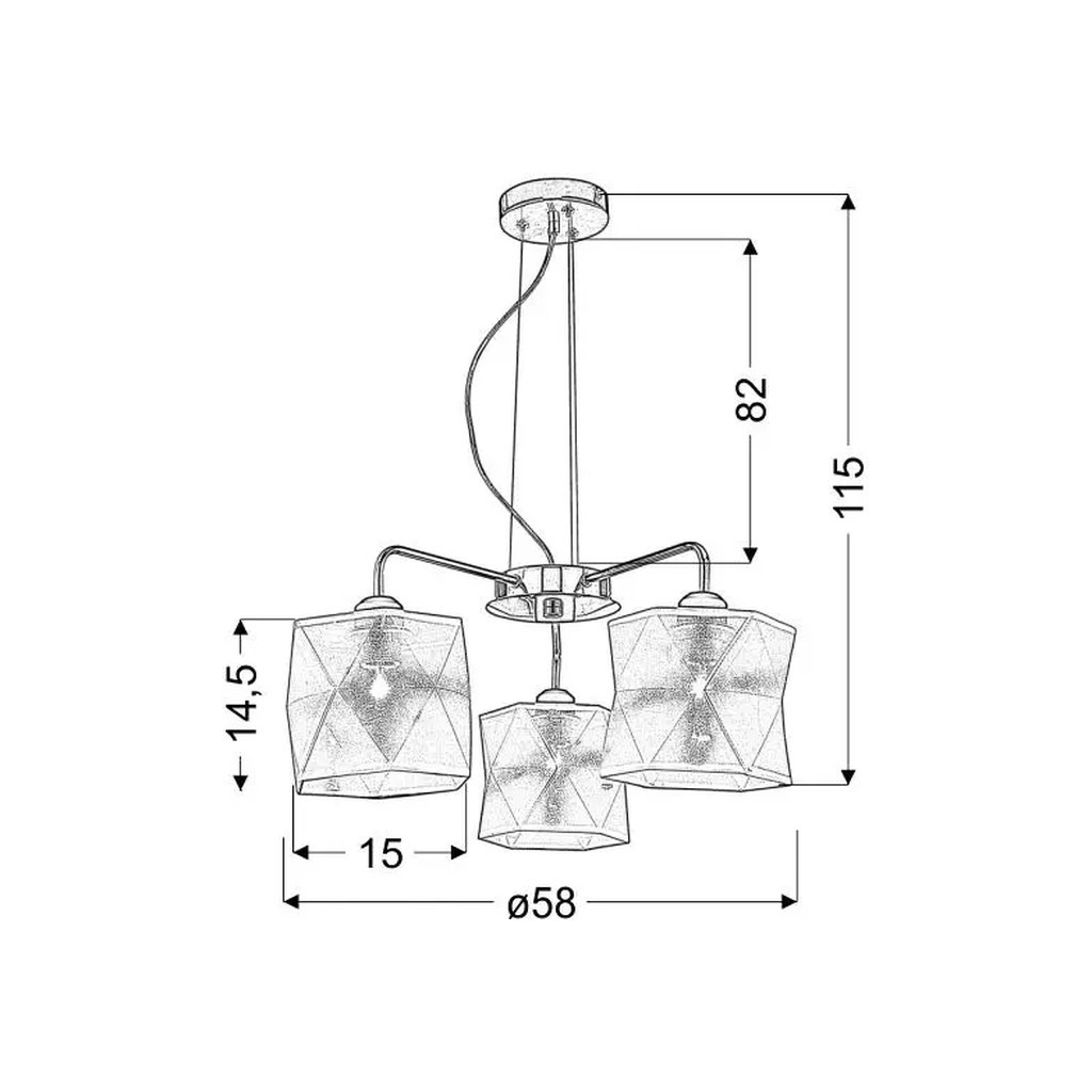 Люстра Candellux NOSJA (33-58720) - изображение 2