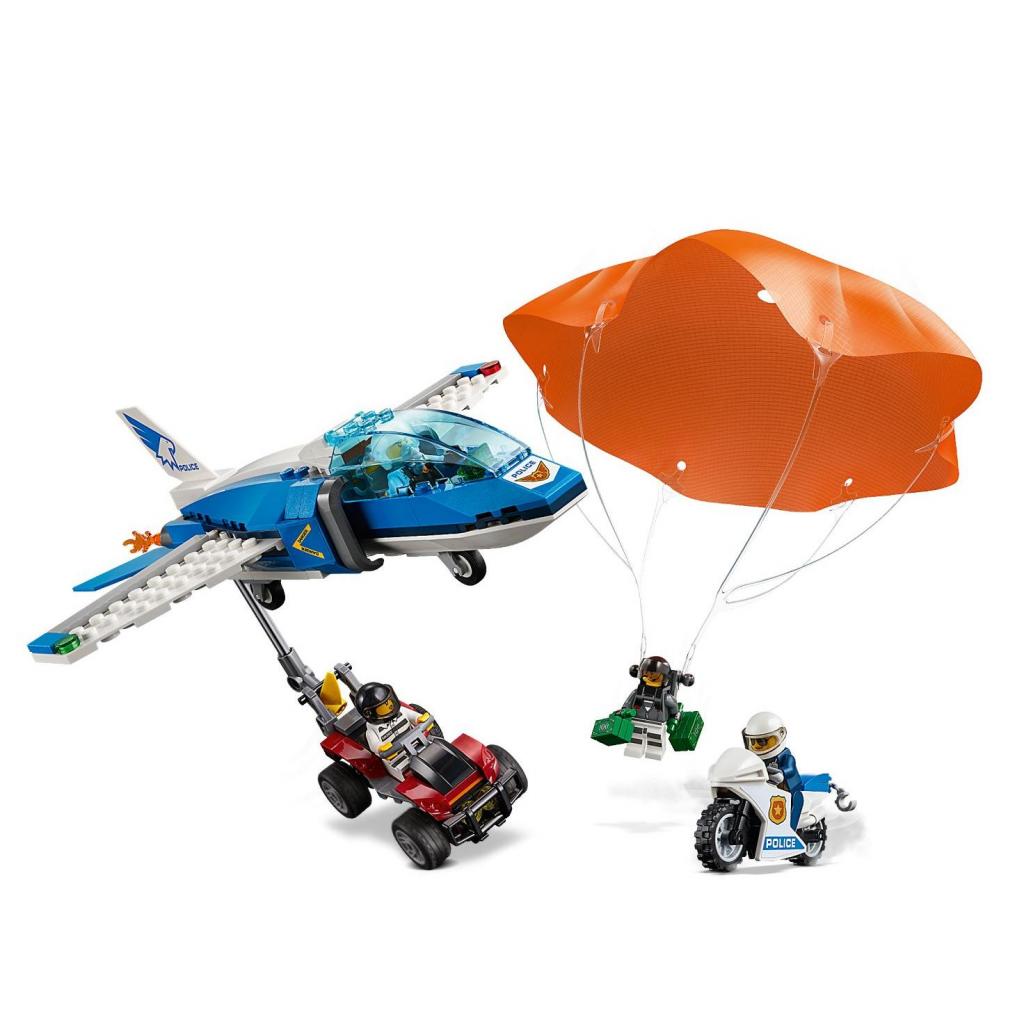 Конструктор LEGO City Повітряна поліція: арешт із парашутом 218 деталей (60208) - зображення 3