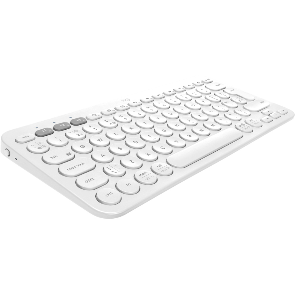 Клавіатура Logitech K380s Multi-Device Bluetooth UA White (920-011852) - зображення 2