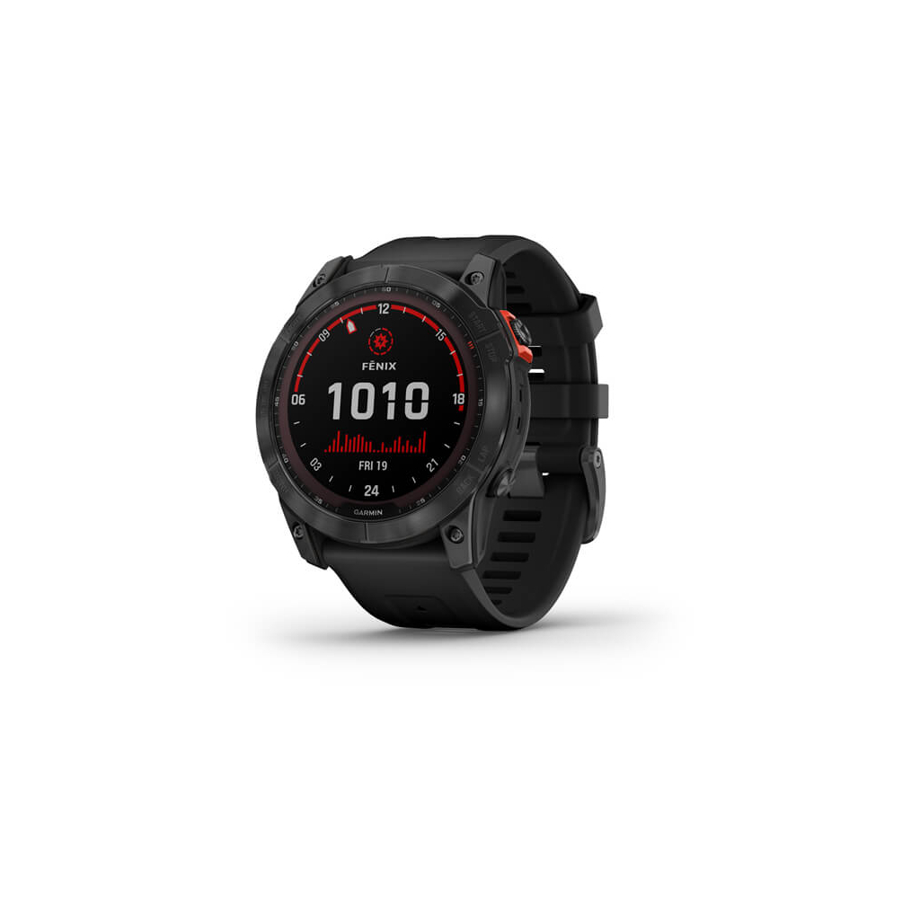 Смарт-годинник Garmin fenix 7X Sol Slate Gray w/ Black Band, GPS (010-02541-01) - зображення 1