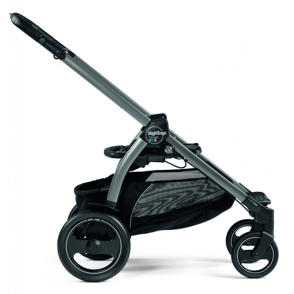 Шасі для коляски Peg-Perego Book 51 S Titania з телескопічною ручкою Чорна (ICBO1100000) - зображення 2