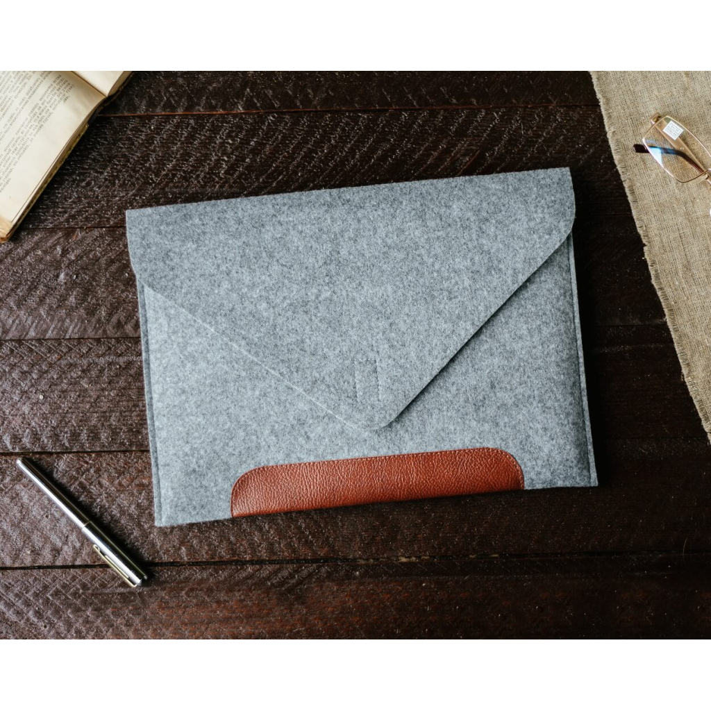 Чохол до ноутбука Gmakin 13" GM10 Grey/Brown для MacBook Pro 13 (GM10-13New) - зображення 8