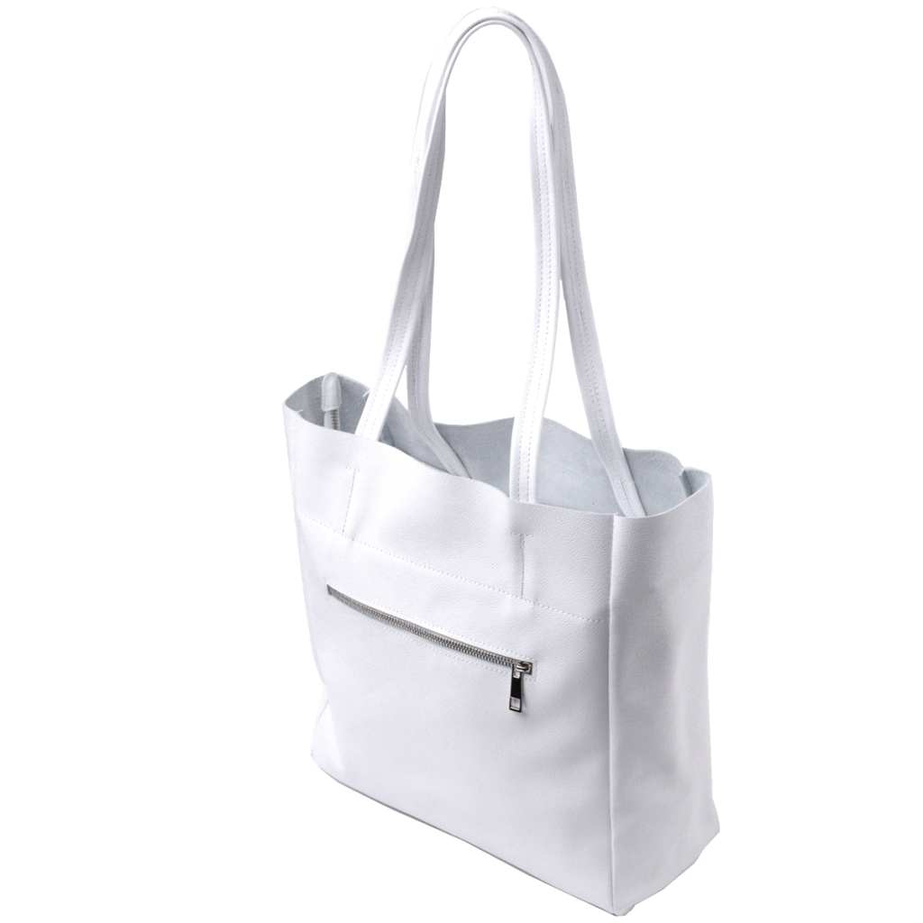 Сумка Shvigel Шоппер з натуральної шкіри Біла (22844) - зображення 2