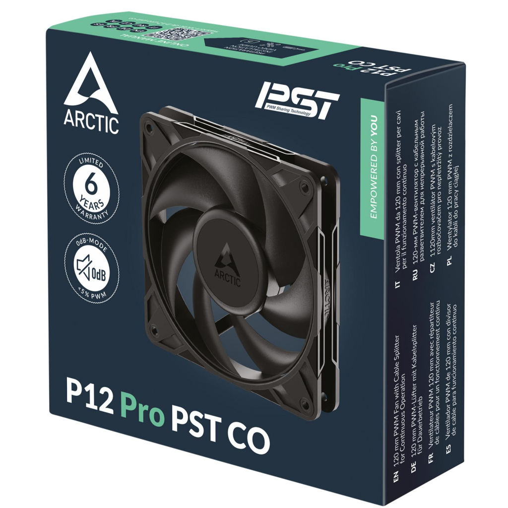 Кулер до корпусу Arctic P12 PRO PST CO (ACFAN00312A) - зображення 6