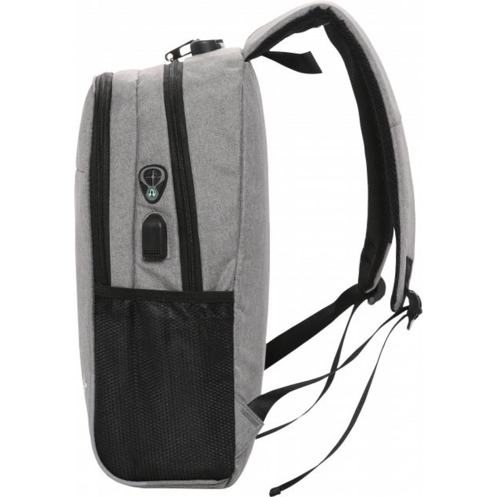 Рюкзак для ноутбука AirOn 14" Lock 18L Grey (4822356710651) - зображення 4