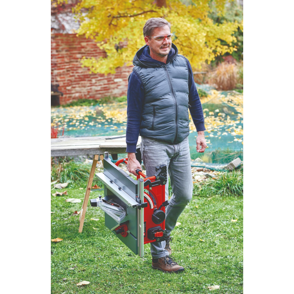 Дискова пила Einhell циркулярна TE-TS 36/210LI - Solo PXC 36V, 210х30мм, 13.2кг (без АКБ та ЗП) (4340450) - зображення 9