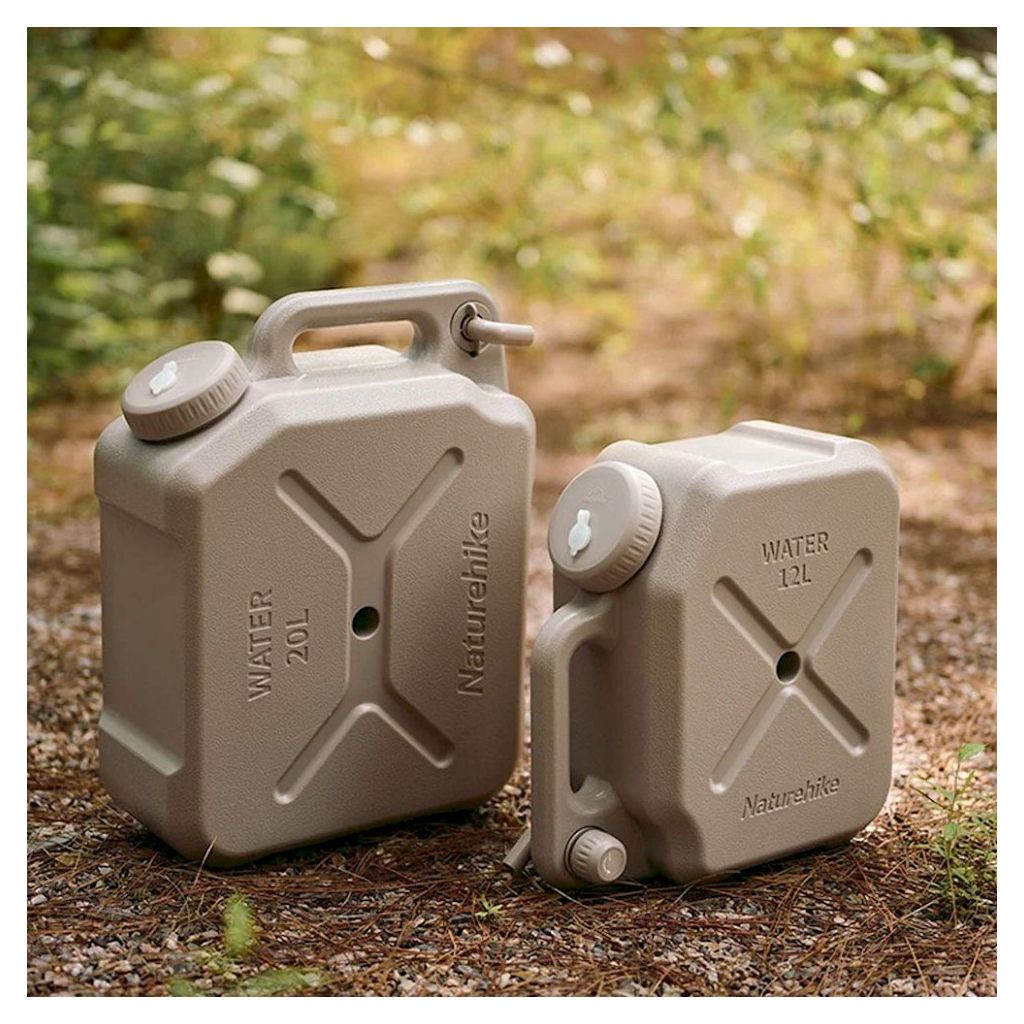 Каністра для води Naturehike CNH22CJ018 20 літрів коричнева (6927595753262) - зображення 2