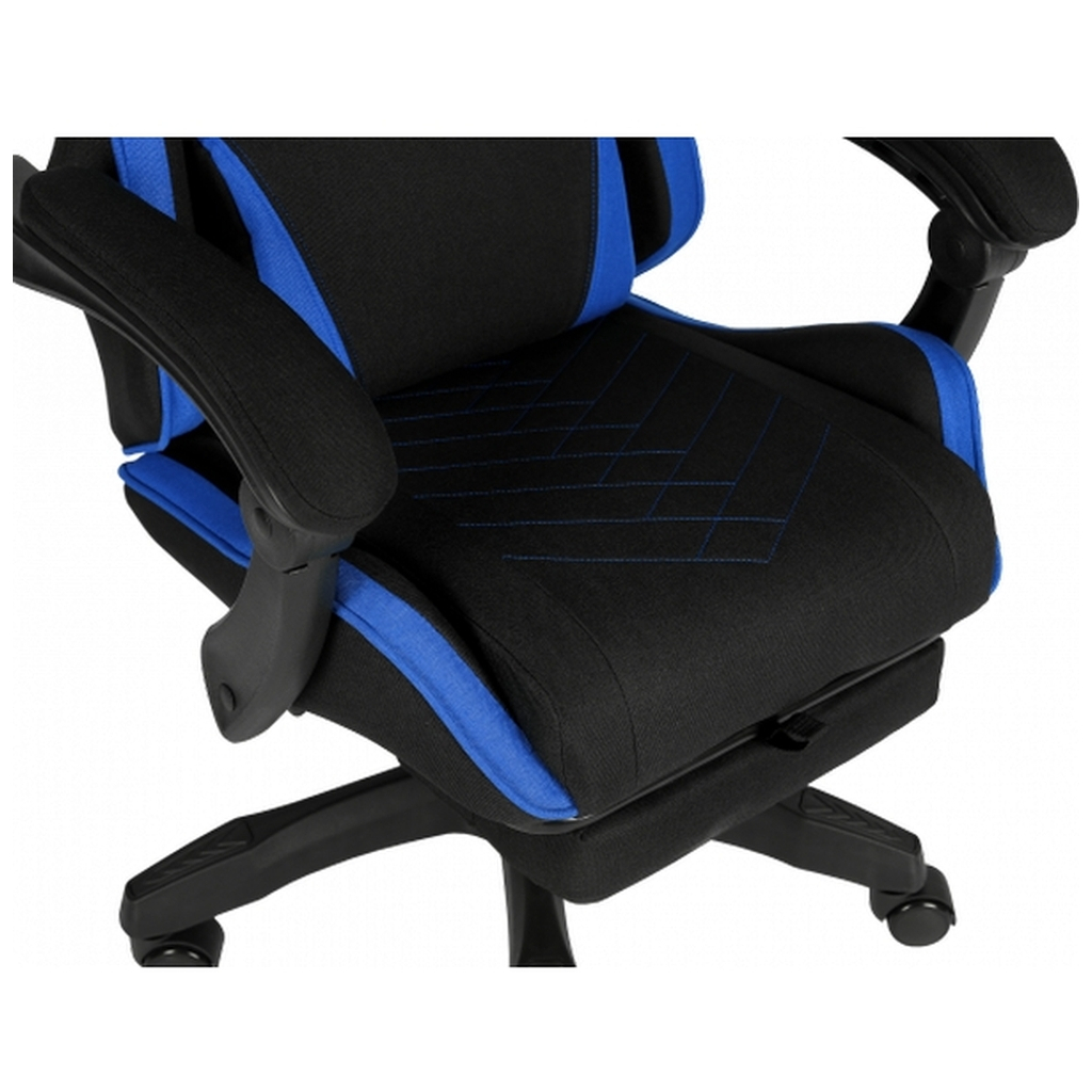 Крісло ігрове GT Racer X-2339 Black/Blue (X-2339 Fabric Black/Blue) - зображення 8