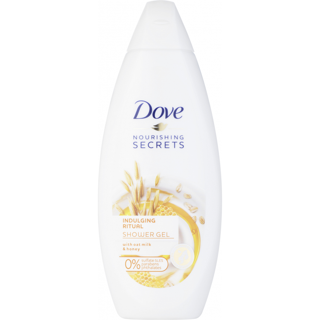 Гель для душу Dove Задоволення з вівсяним молочком та медом 250 мл (8717163687796) - зображення 1