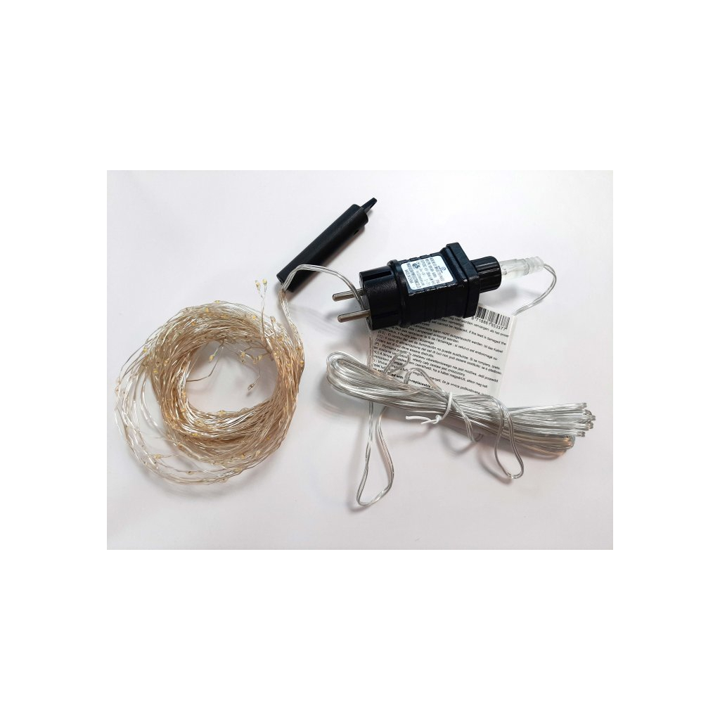 Гірлянда Luca Lighting Оберемок струн 2 м срібна струна теплий білий (8718861853377) - зображення 5