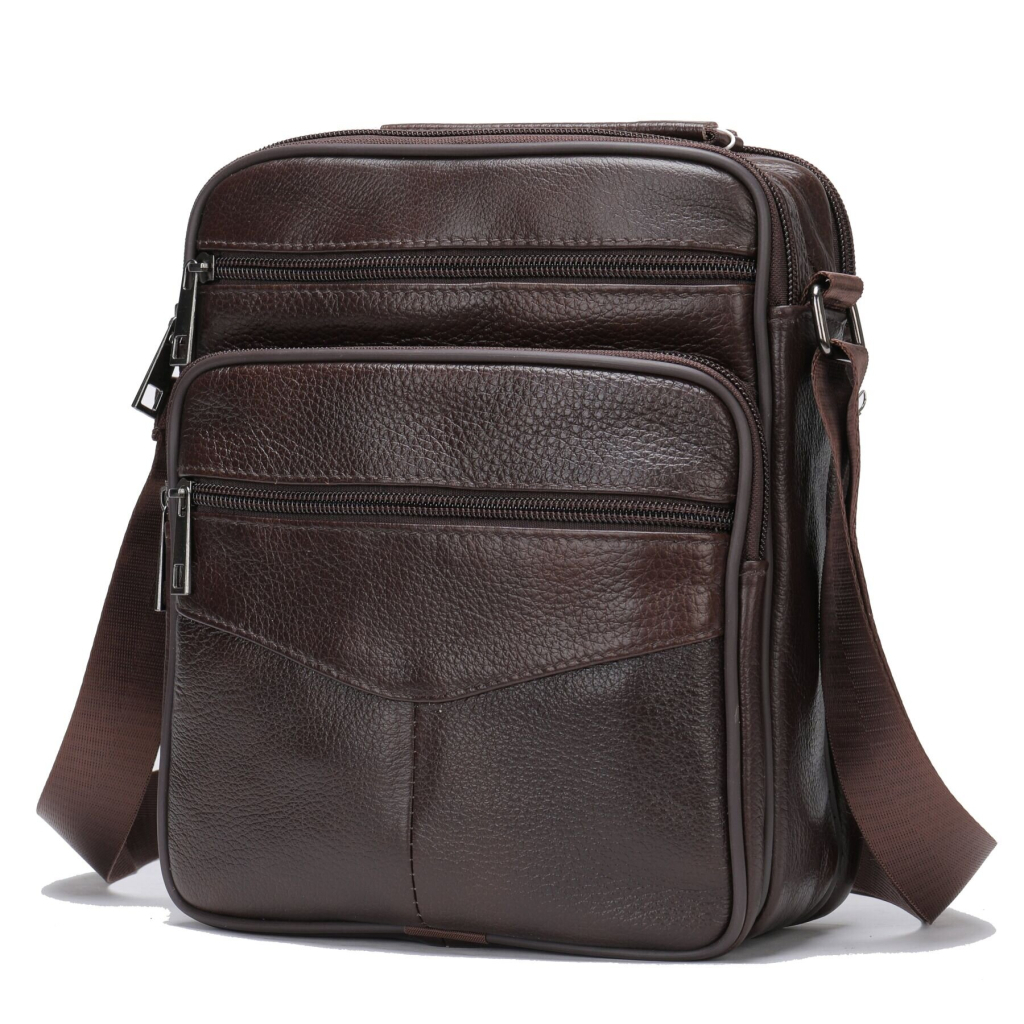 Сумка Vintage З двома кишенями Коричнева (14706) - зображення 1