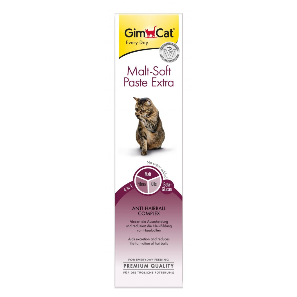 Паста для тварин GimCat Malt-Soft Extra для виведення шерсті 200 г (4002064417127/4002064417943) - зображення 1