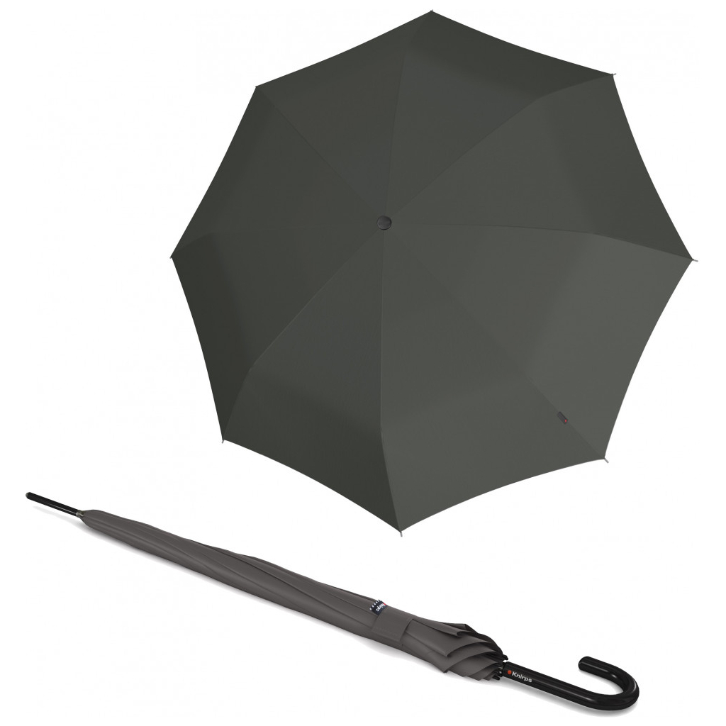 Парасоля Knirps A.760 Stick Automatic тростина Dark Grey (Kn96 7760 0800) - зображення 1