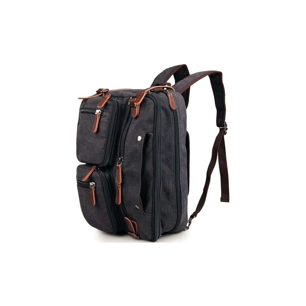 Сумка Vintage Трансформер Сіра (14480) - зображення 5