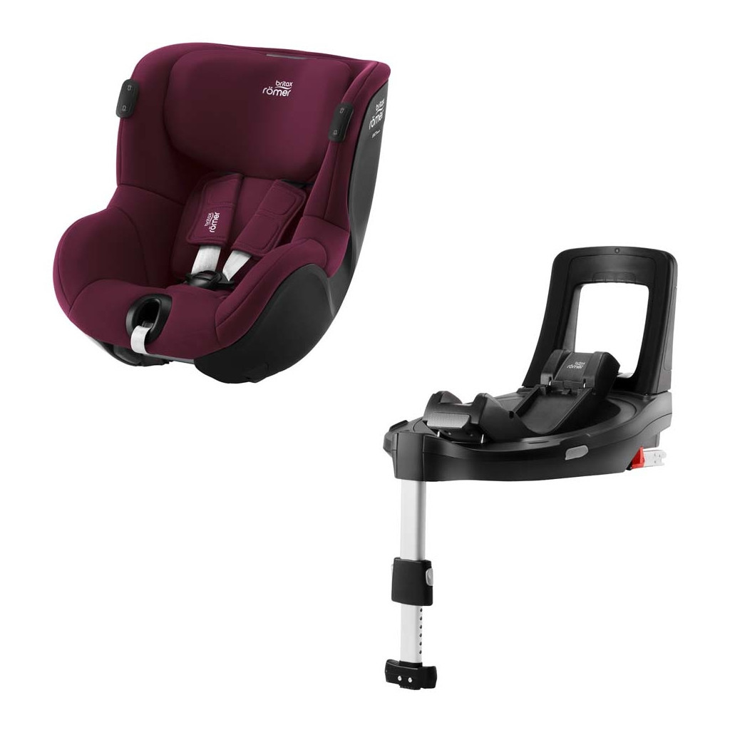 Автокрісло Britax-Romer Dualfix isense Burgundy Red з платформою (2000035115) - зображення 1