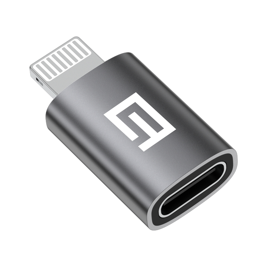 Перехідник OTG USB-C F to Lightning Black Armorstandart (ARM79618) - зображення 1