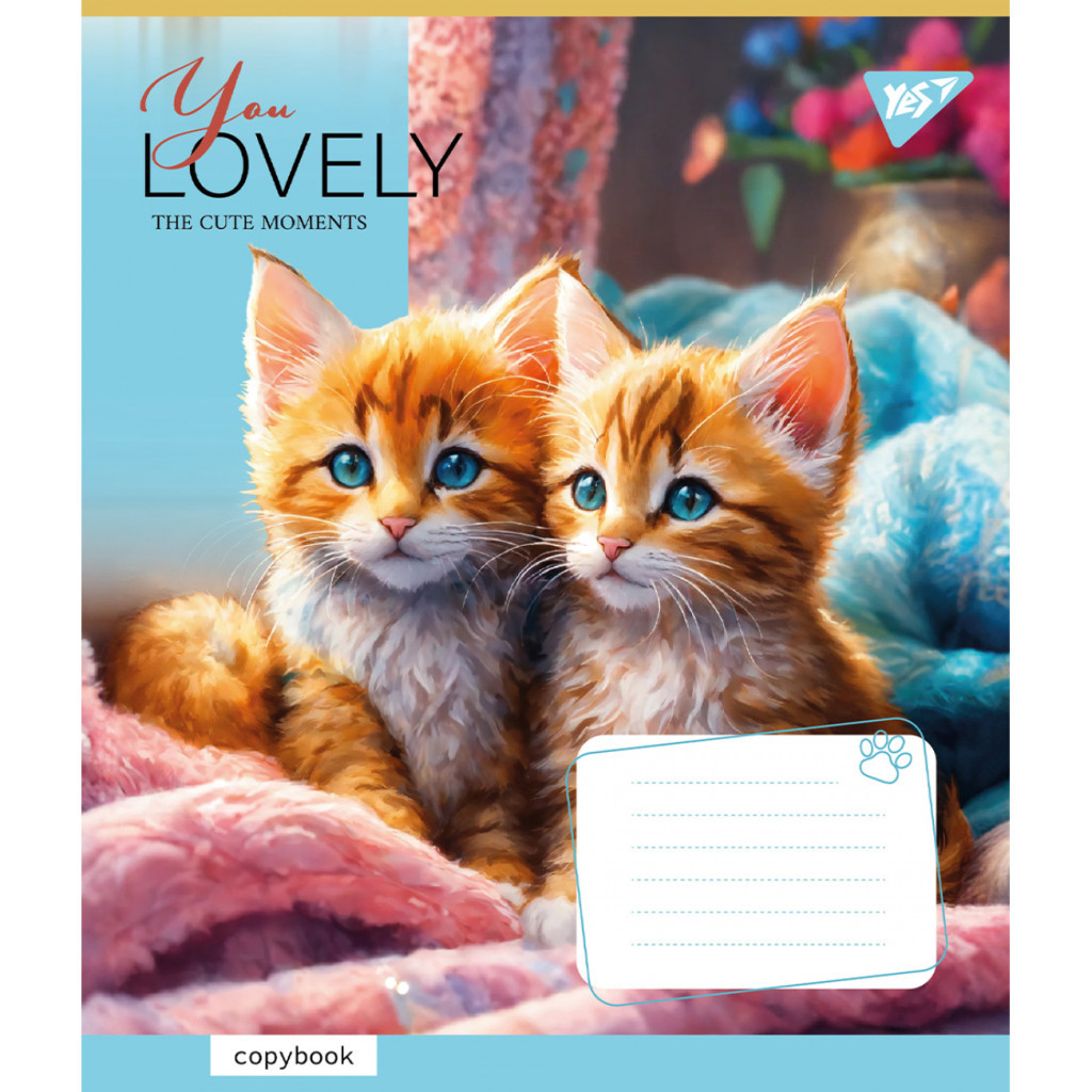 Зошит Yes You Lovely 12 аркушів лінія (766954) - зображення 5