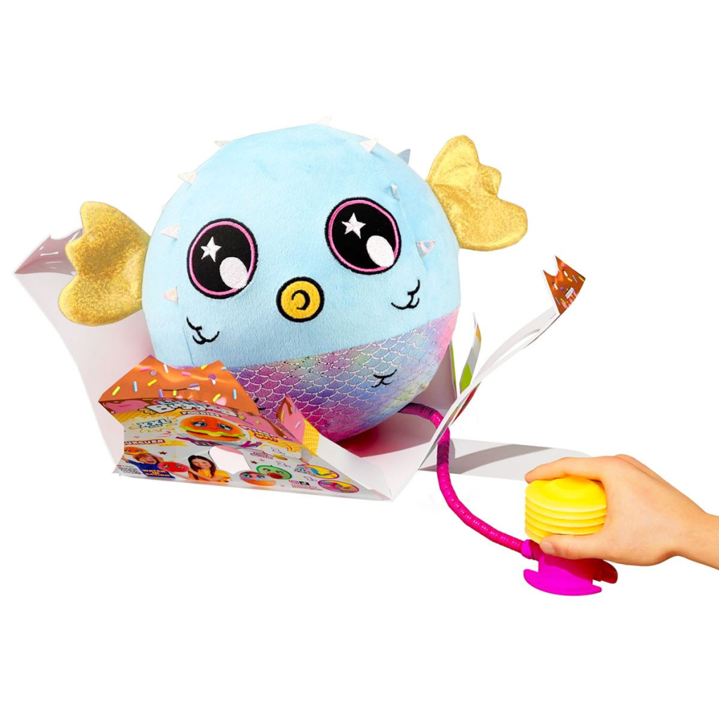 М'яка іграшка Biggies серії Little Fantasy W1 - Риба Фуґу (надувна іграшка, насос) (BIG002-BF) - зображення 4