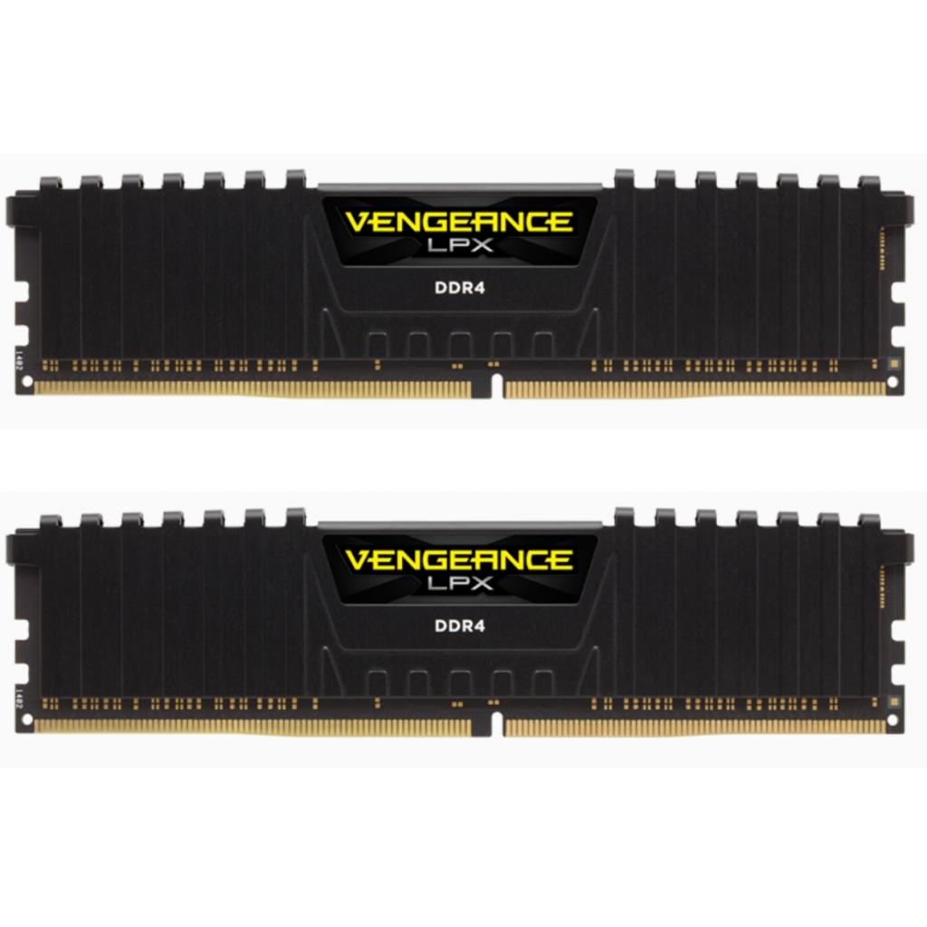 Модуль пам'яті для комп'ютера DDR4 16GB (2x8GB) 4400 MHz Vengeance LPX Black Corsair (CMK16GX4M2K4400C19) - зображення 1