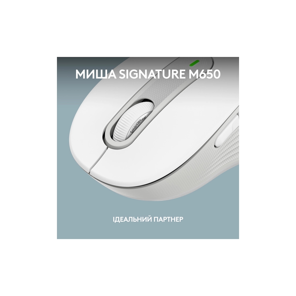 Клавіатура Logitech K950 Bluetooth/Wireless UA Off-White (920-012466) - зображення 7