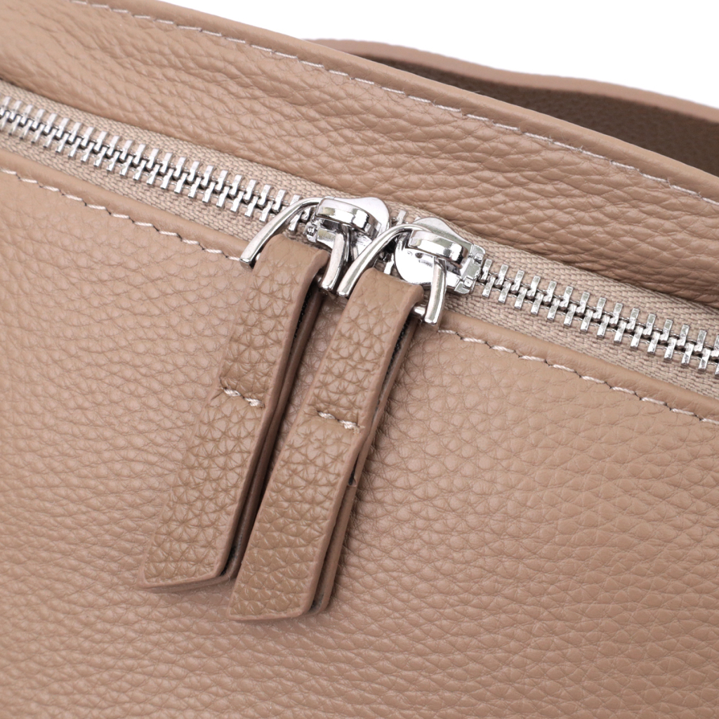 Сумка Vintage Через плече з натуральної шкіри Бежева (22657) - зображення 7