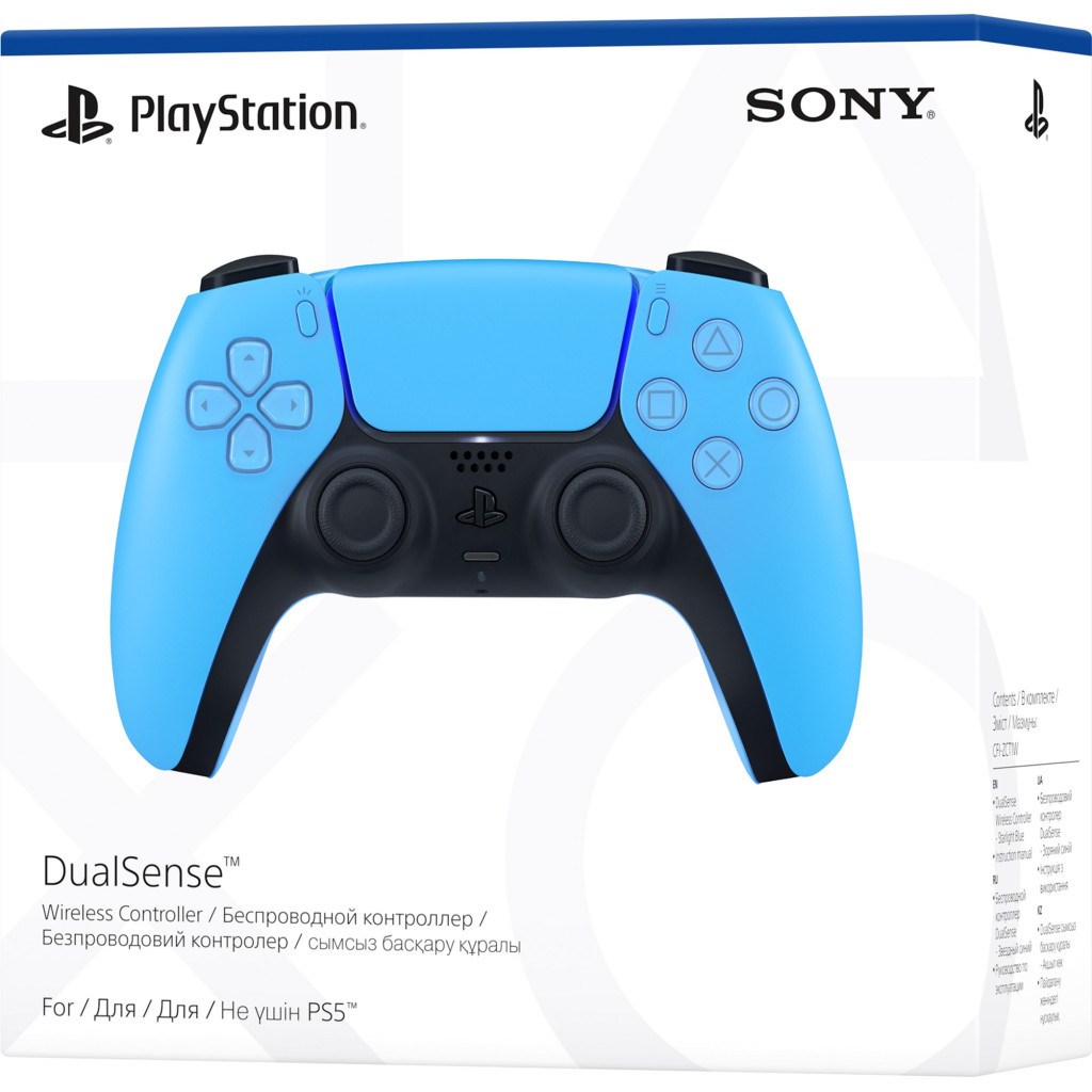 Геймпад Sony Playstation DualSense Bluetooth PS5 Ice Blue (9728290) - изображение 8