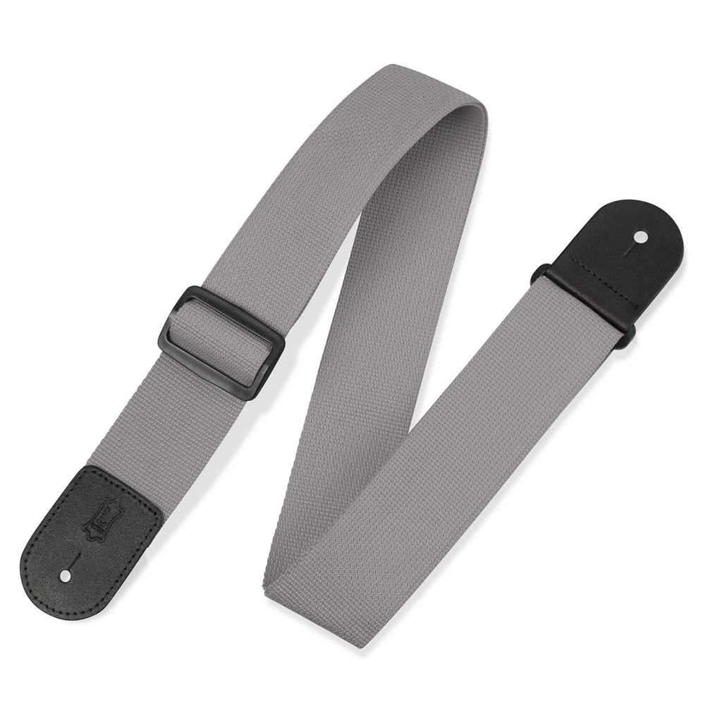 Ремінь для гітари Levy's Classics Series Polypropylene Guitar Strap Grey (M8POLY-GRY) - зображення 1