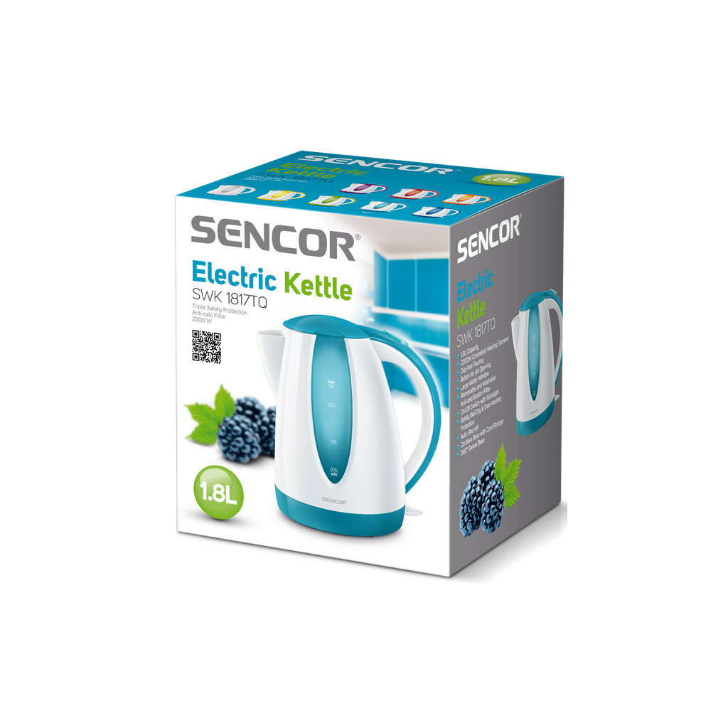 Електрочайник Sencor SWK 1817 TQ (SWK1817TQ) - зображення 2