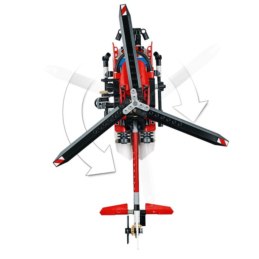 Конструктор LEGO TECHNIC Рятувальний гелікоптер 325 деталей (42092) - зображення 5