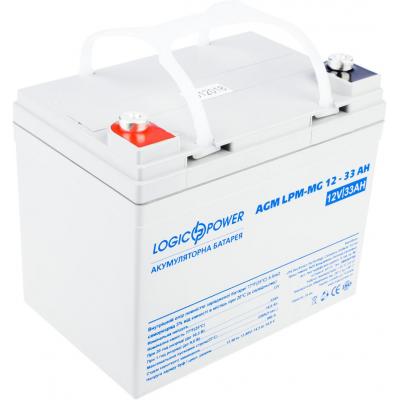 Батарея до ДБЖ LogicPower LPM MG 12В 33Ah (6558) - зображення 1